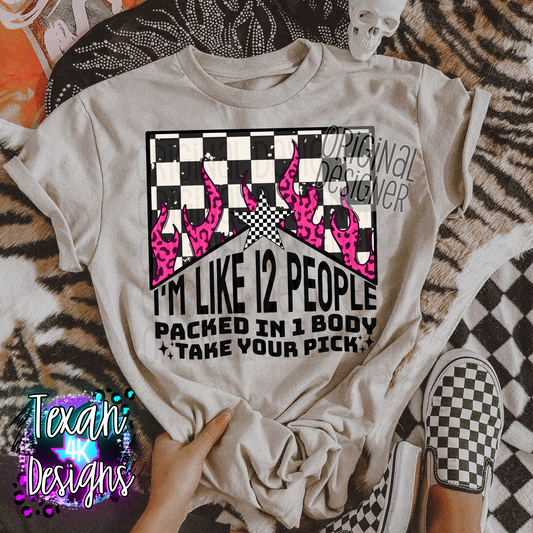 i'm like 12 people - 2 DIGITAL PNG