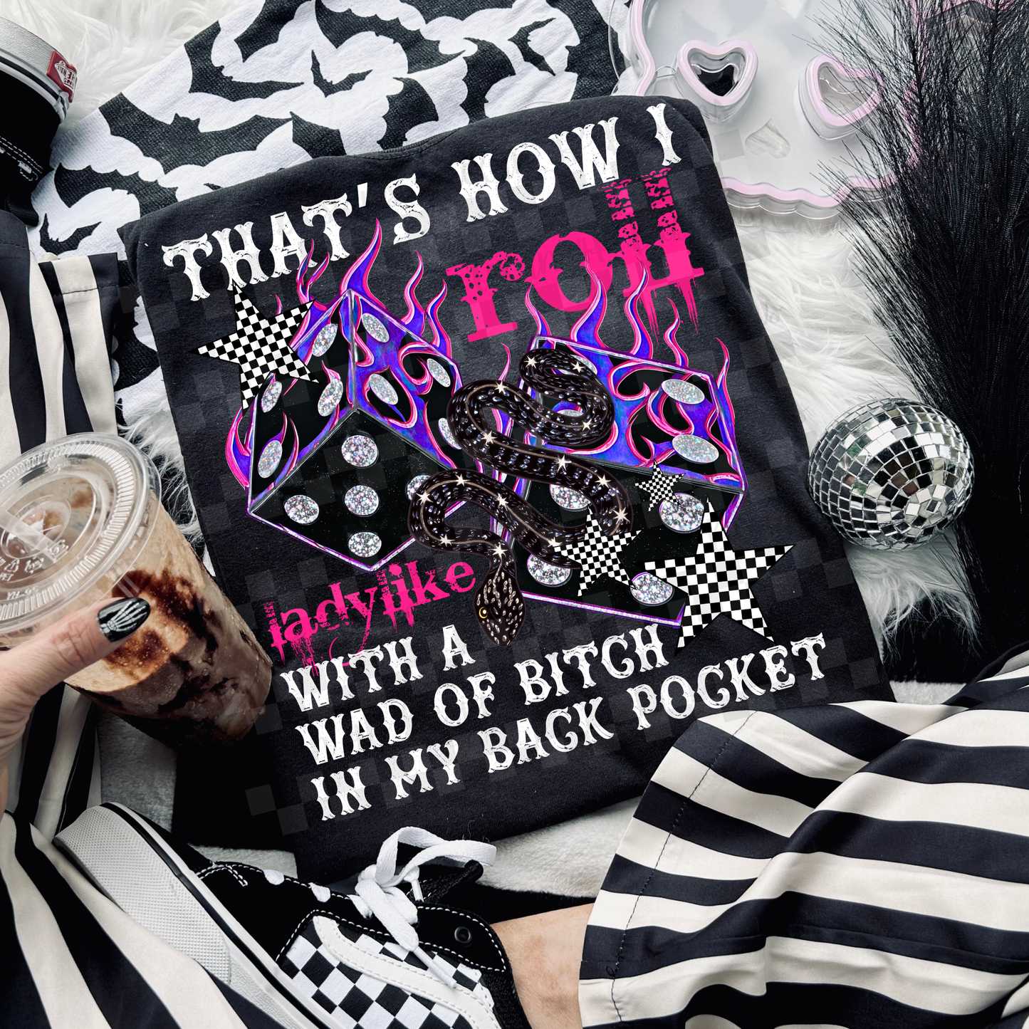 that's how i roll ladylike - 2 DIGITAL PNG