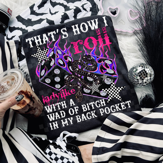 that's how i roll ladylike - 2 DIGITAL PNG