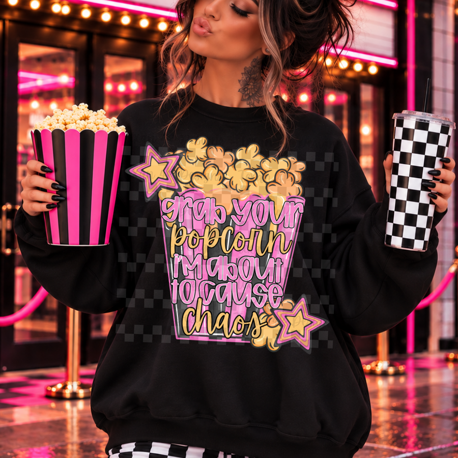 grab your popcorn - digital png