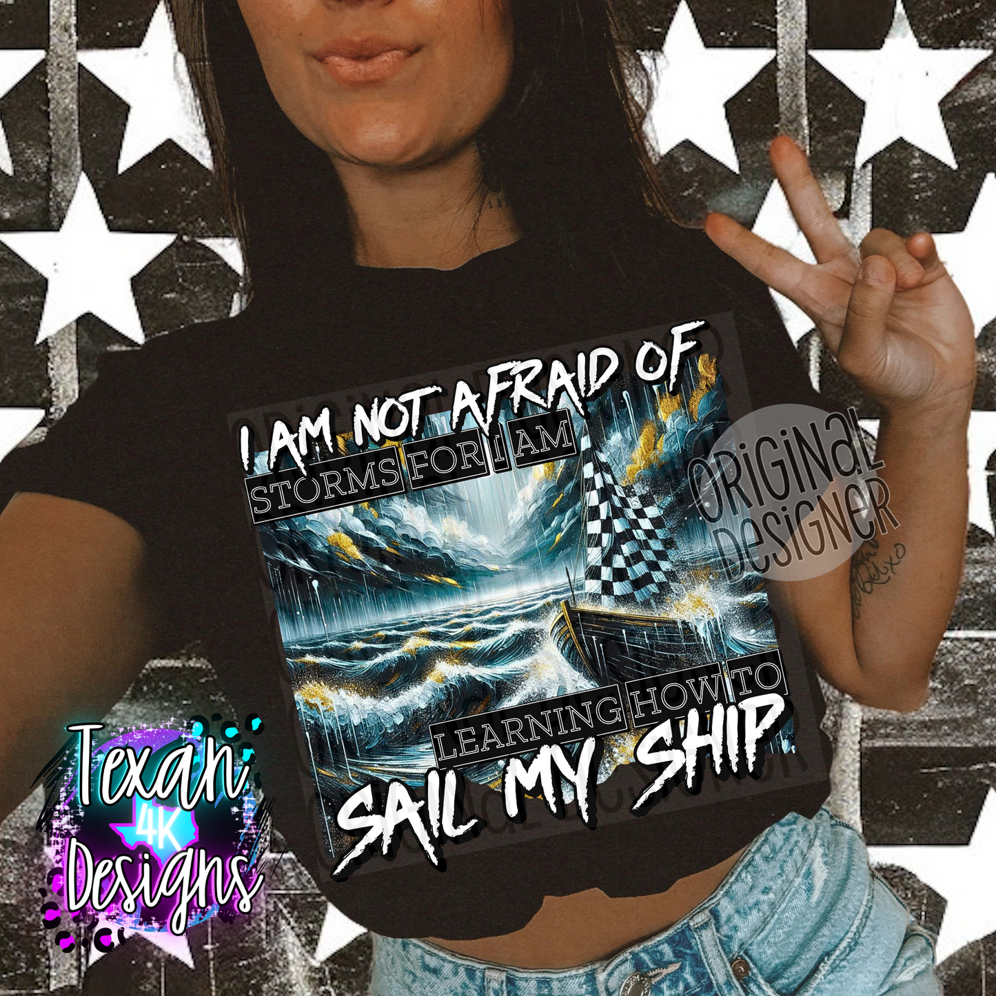 i am not afraid - DIGITAL PNG