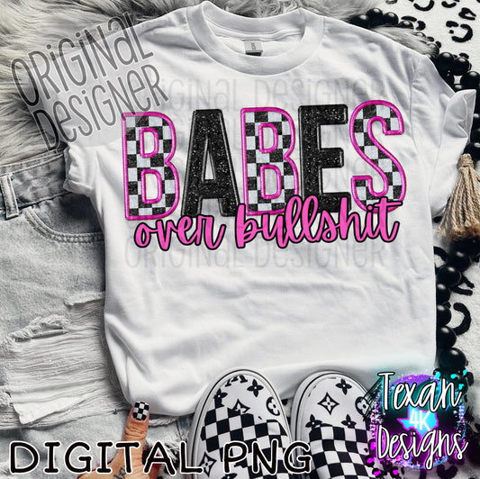 babes over bullshit - DIGITAL PNG