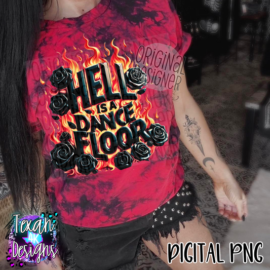 hell is a dance floor- DIGITAL PNG