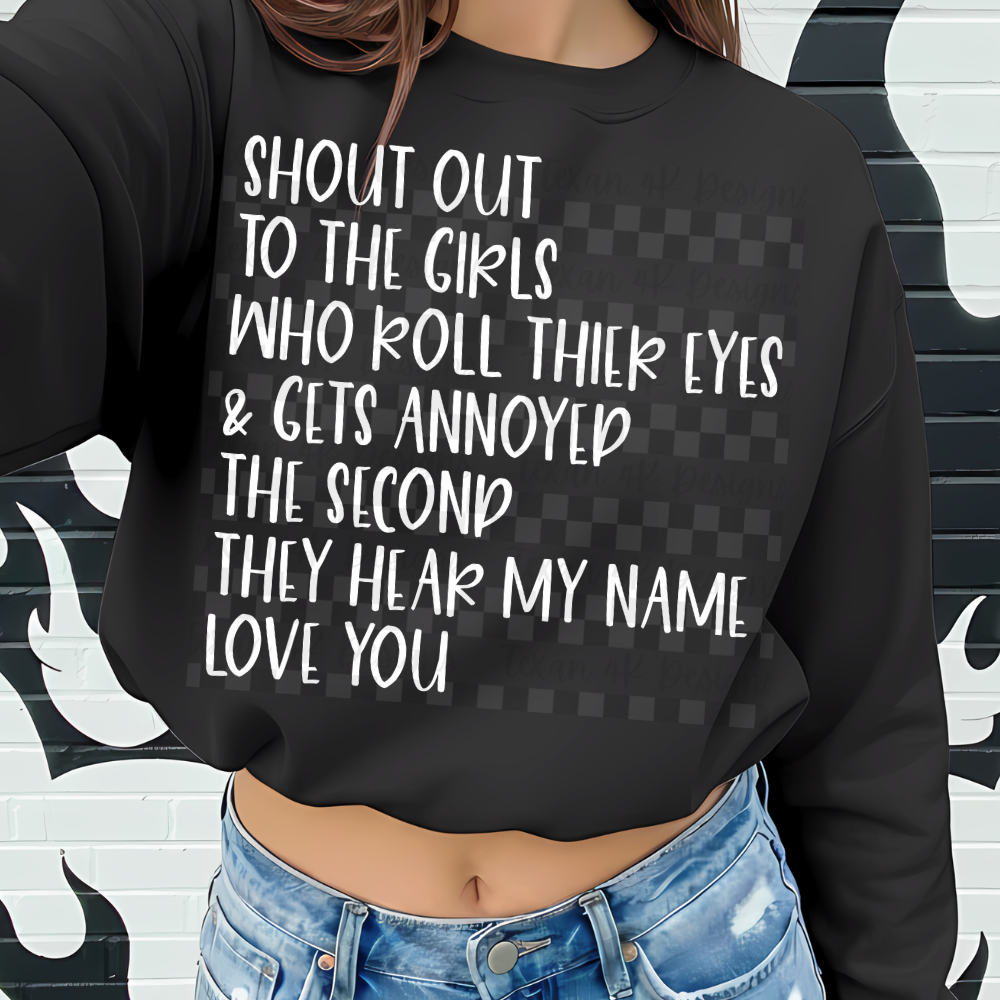 shout out to the girls- DIGITAL PNG