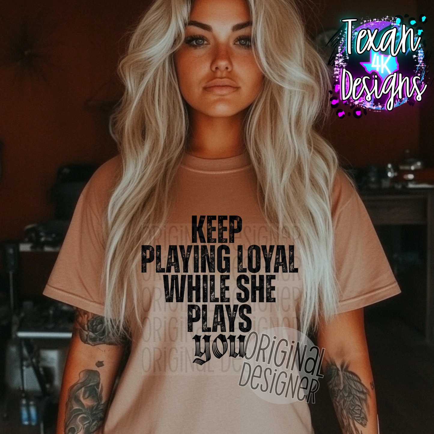 keep playing loyal - 2 DIGITAL PNG