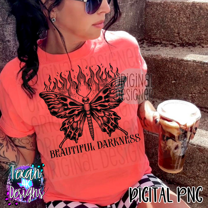 beautiful darkness - DIGITAL PNG – Texan 4K Designs
