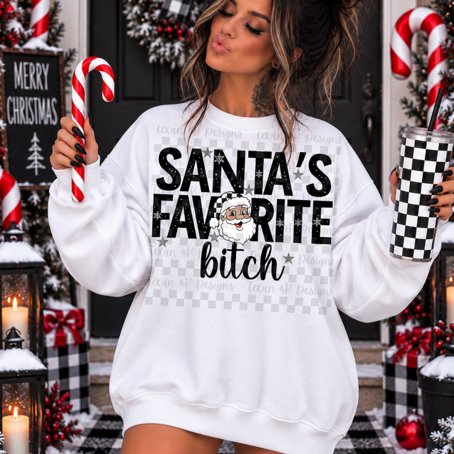 santa's favorite bitch - 2 digital png