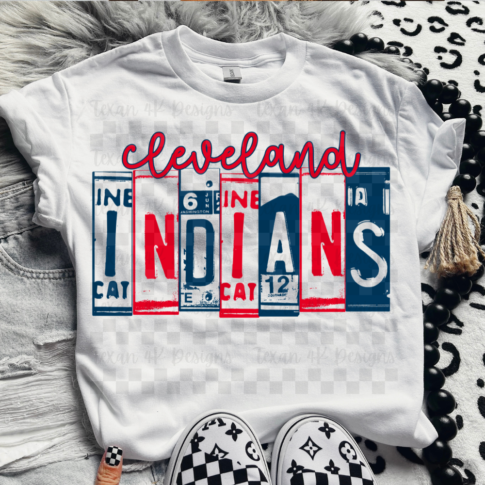 license plate cleveland I - DIGITAL PNG