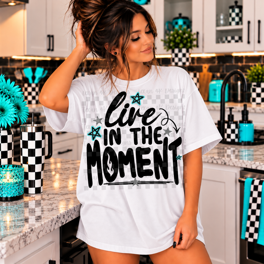 live in the moment - 2 digital png