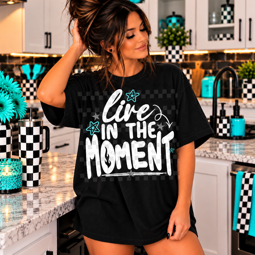 live in the moment - 2 digital png