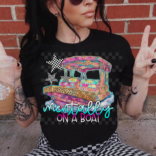 mentally on a boat - DIGITAL PNG