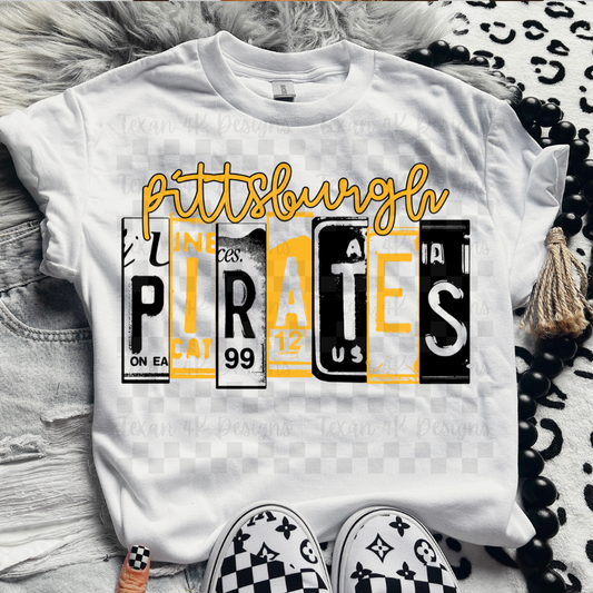license plate pirates - DIGITAL PNG