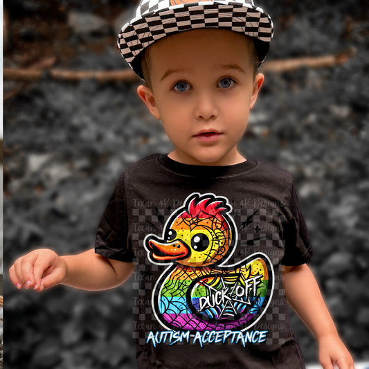 duck off autism acceptance - 2 DIGITAL PNG