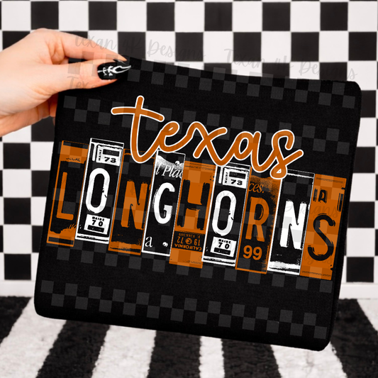 license plate Texas L-  DIGITAL PNG