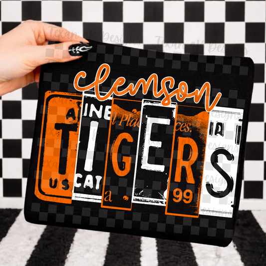 license plate C T -  DIGITAL PNG