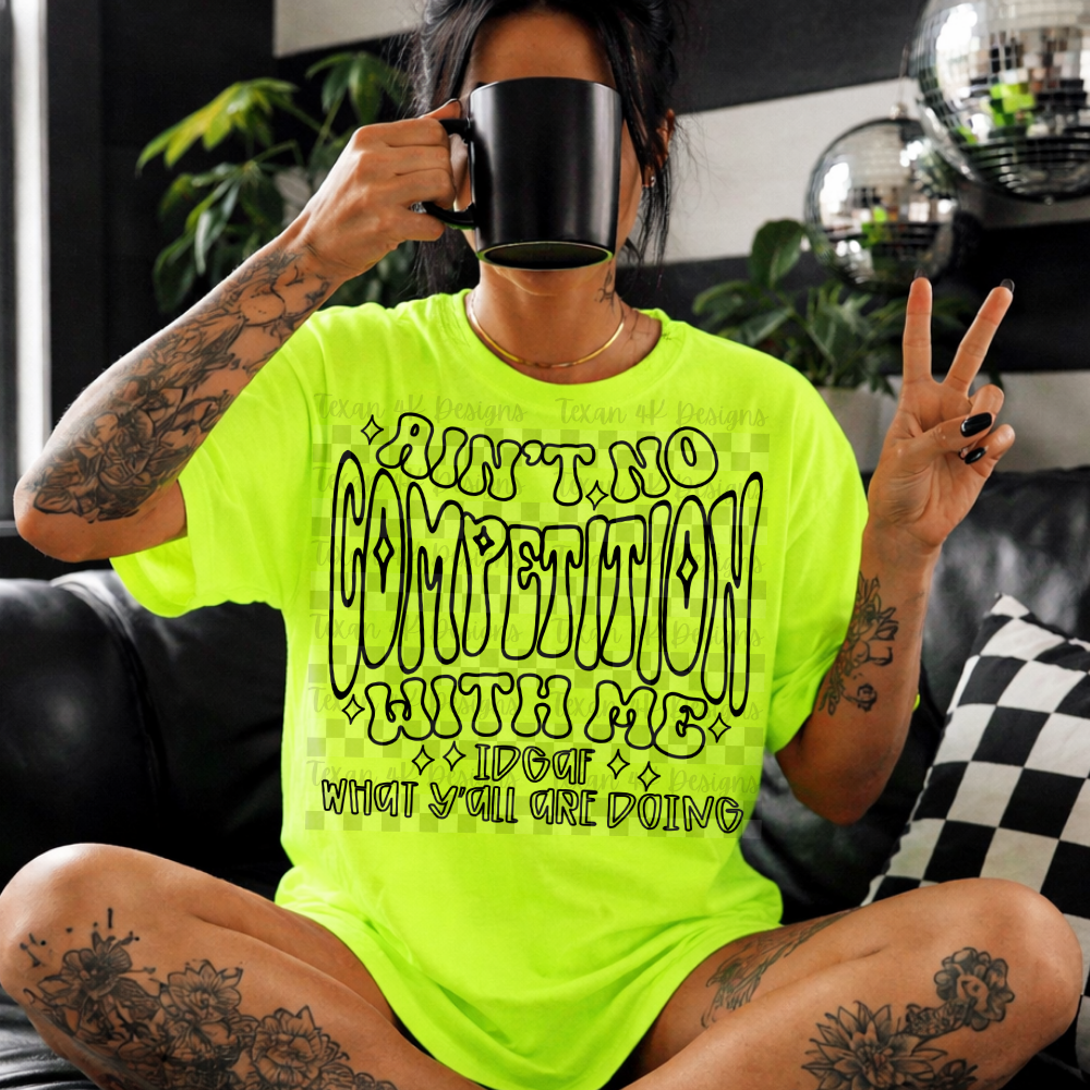 ain't no competition with me - 2 digital png