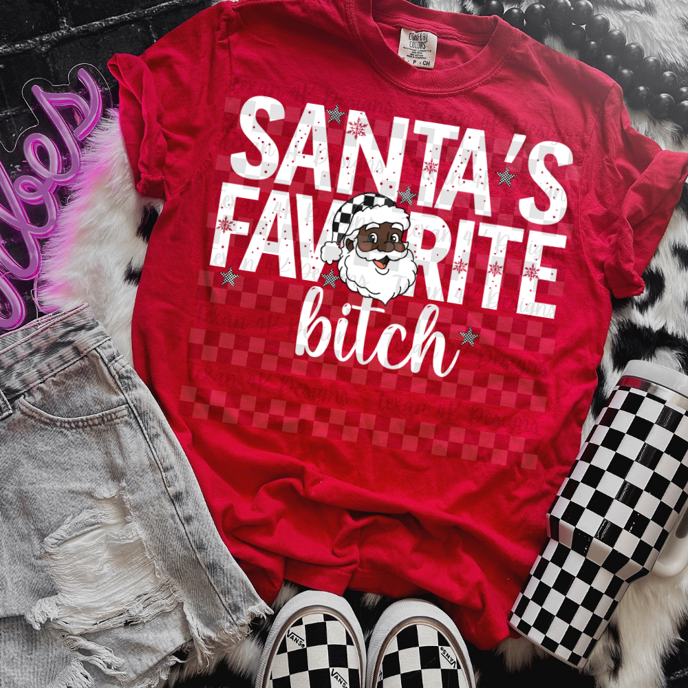santa's favorite bitch - 2 digital png