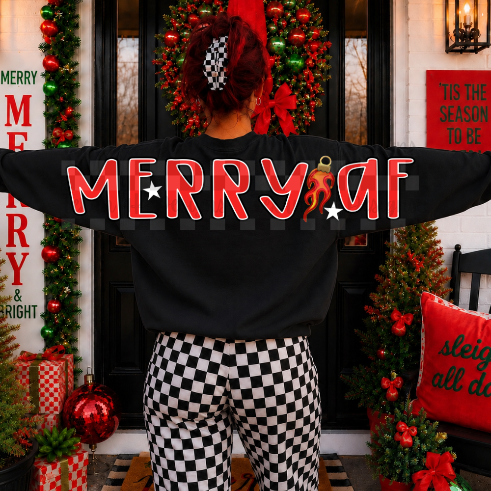 merry AF BIG BACK - 2 digital png