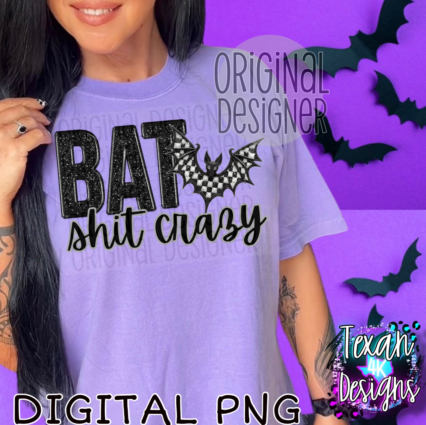 bat shit crazy - DIGITAL PNG