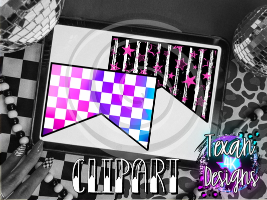 checkered & stripes marlboro - 2 clipart