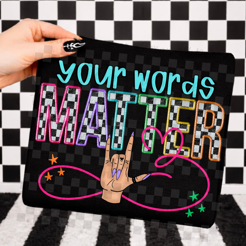 your words matter - DIGITAL PNG