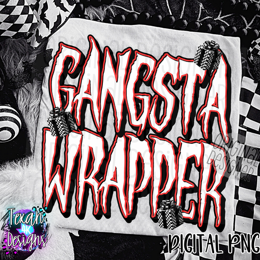 gangsta wrapper  - DIGITAL PNG