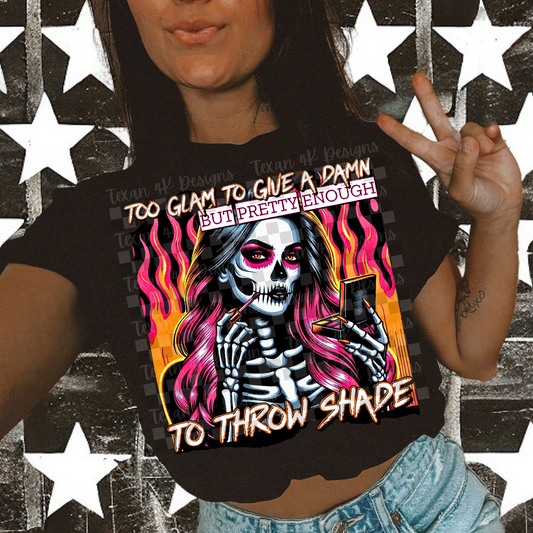 too glam to give a damn - DIGITAL PNG