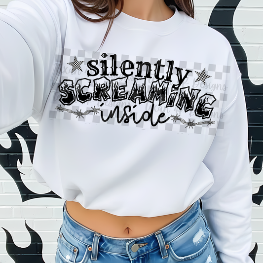 silently screaming inside - 2 DIGITAL PNG
