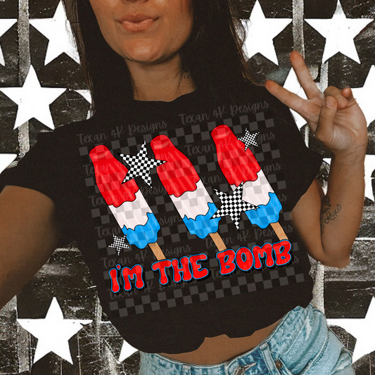 i'm the bomb 4th of july - DIGITAL PNG