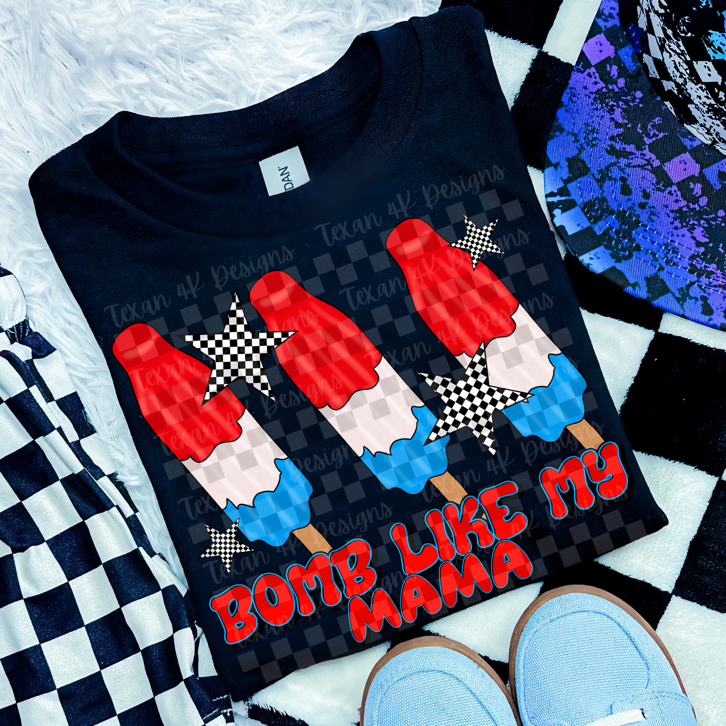 bomb like my mama 4th of july - 2 DIGITAL PNG