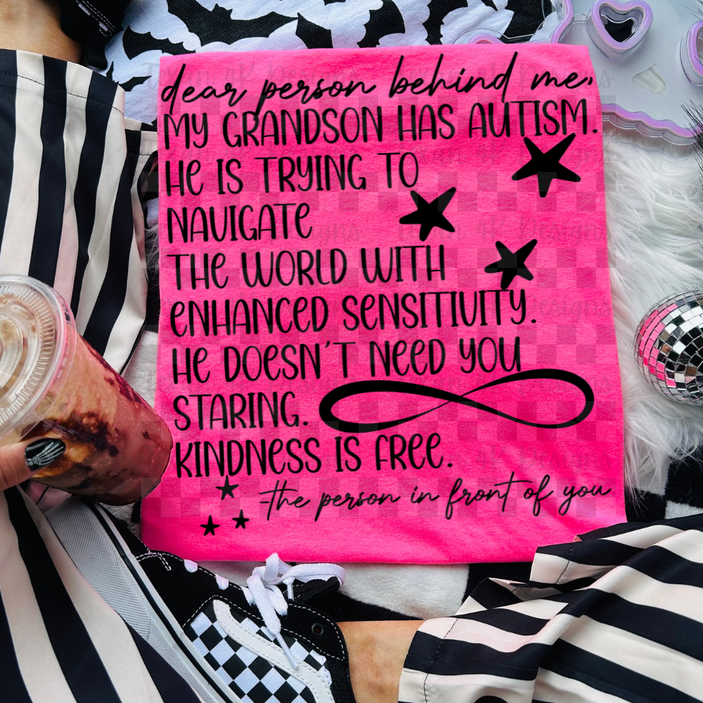 to the person behind me (grandson autism) - 2 DIGITAL PNG