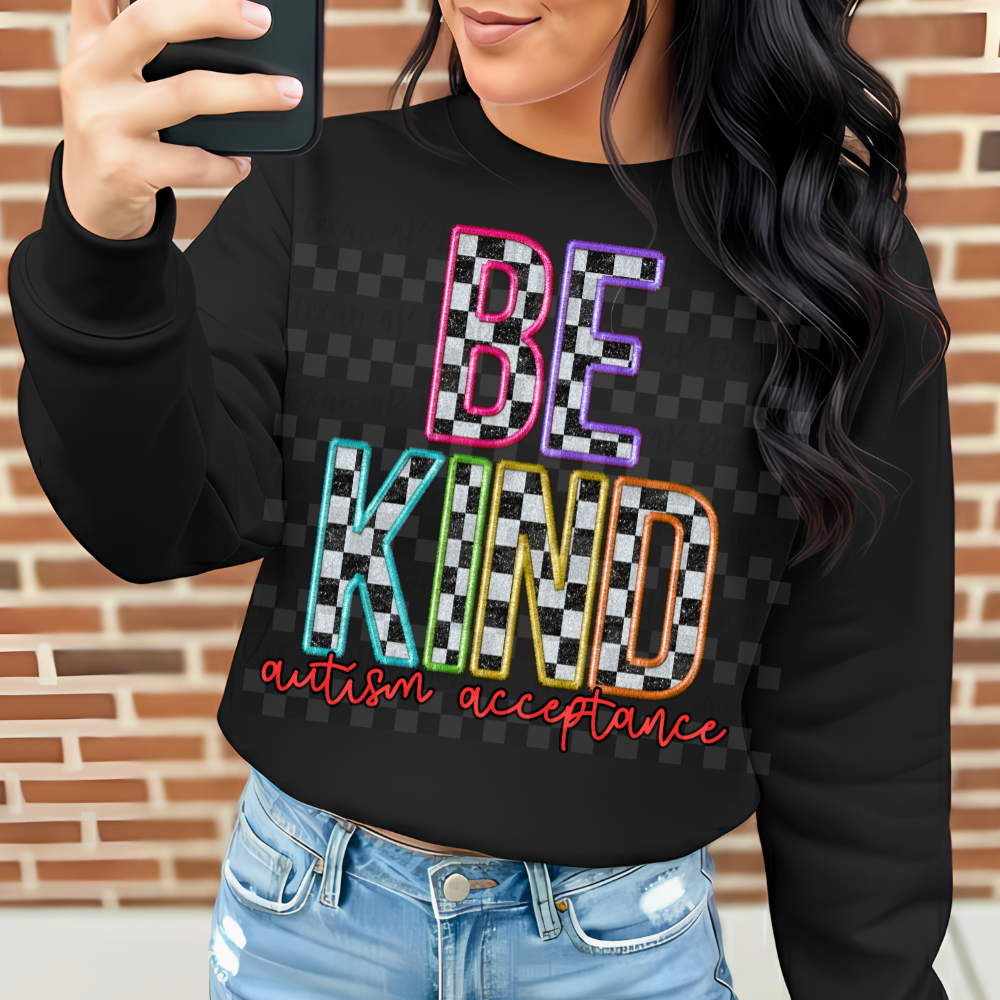 be kind autism -  DIGITAL PNG