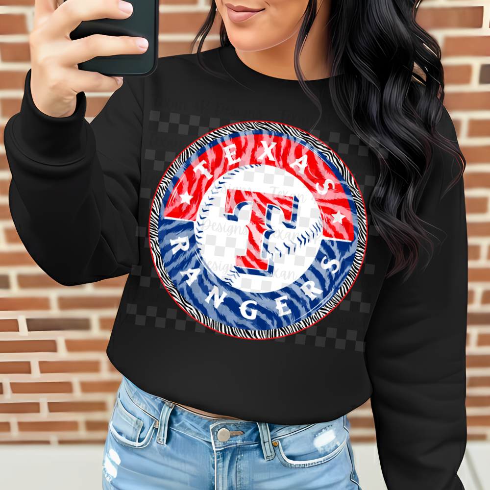 zebra print T R- DIGITAL PNG