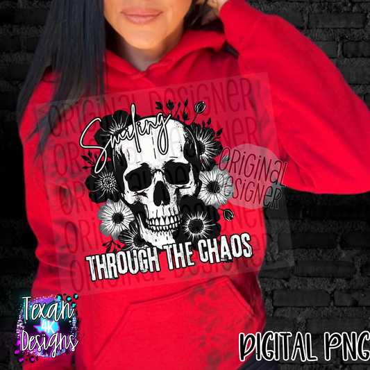 smiling through the chaos - DIGITAL PNG