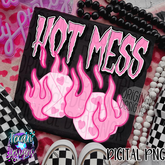 hot mess - DIGITAL PNG