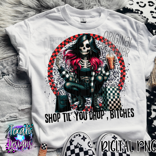 shop til you drop, B- DIGITAL PNG