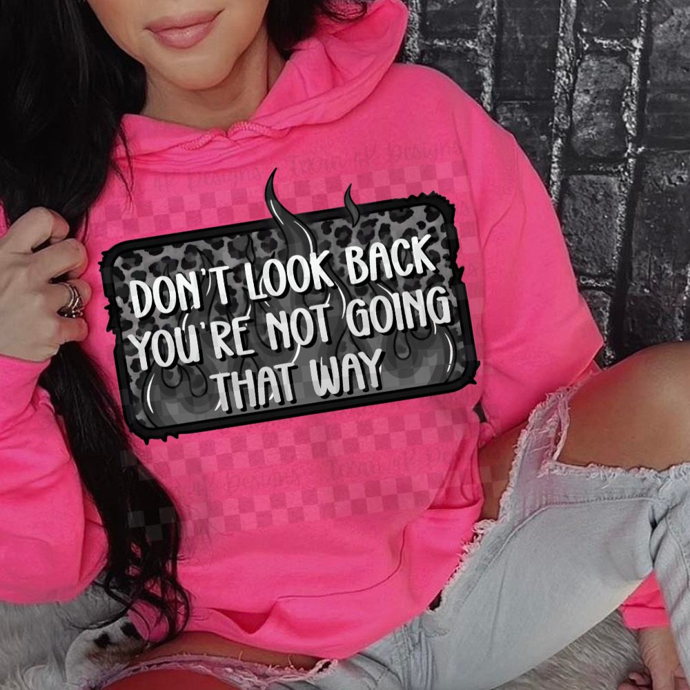 don't look back - DIGITAL PNG