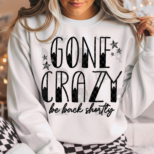 gone crazy be back shortly - DIGITAL PNG