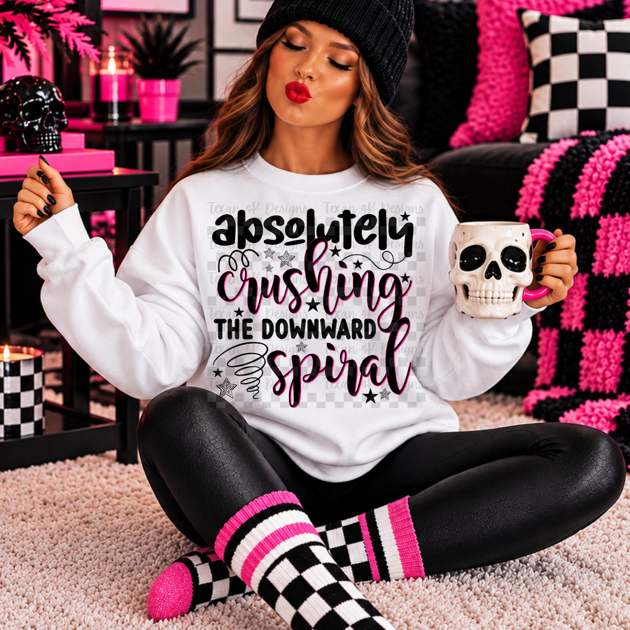 absolutely crushing the downward spiral- 2 digital png