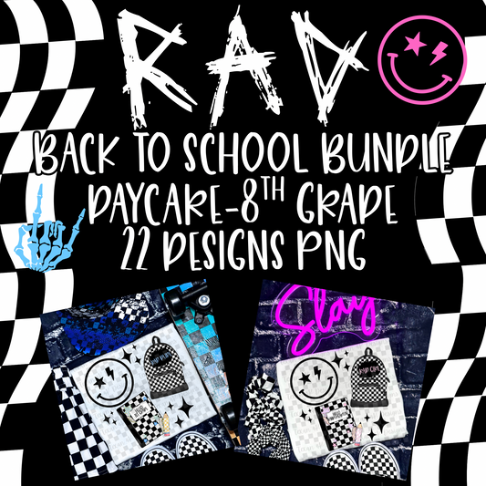 RAD back to school bundle - 22 DIGITAL PNG