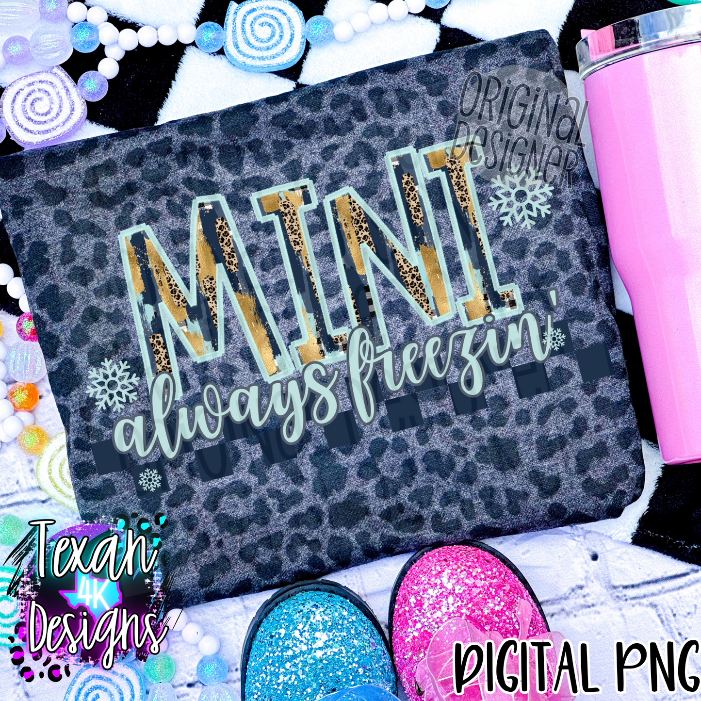 mini always freezin - DIGITAL PNG