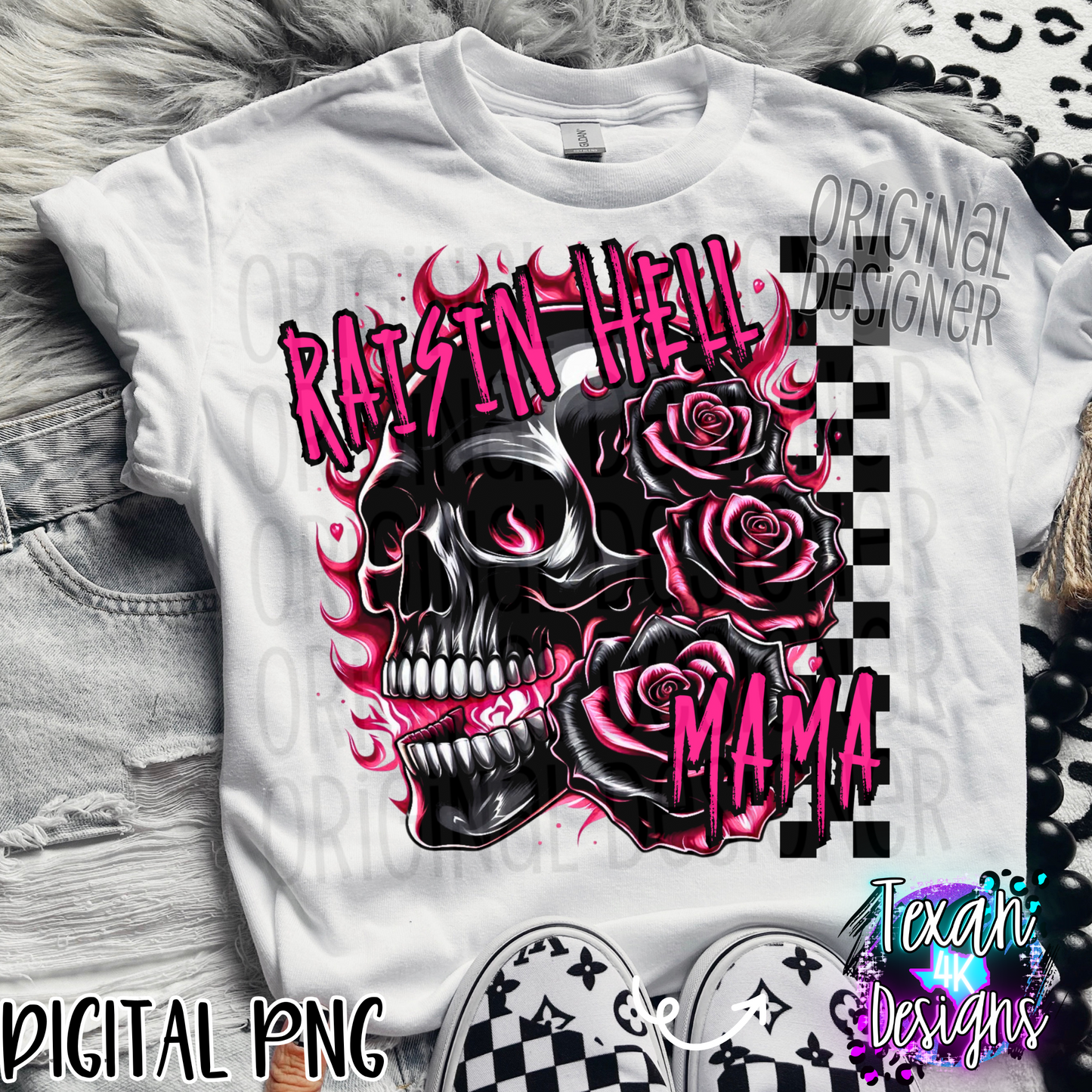 raisin hell mama - DIGITAL PNG