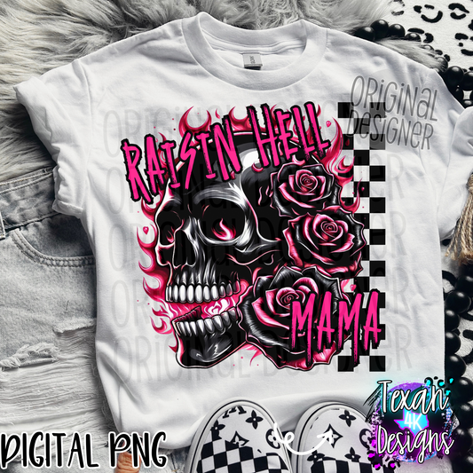 raisin hell mama - DIGITAL PNG