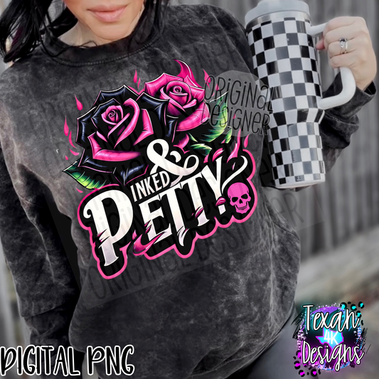 inked & petty - DIGITAL PNG