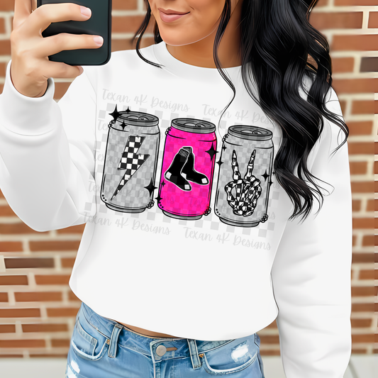 checkered cans red S (no name) - DIGITAL PNG