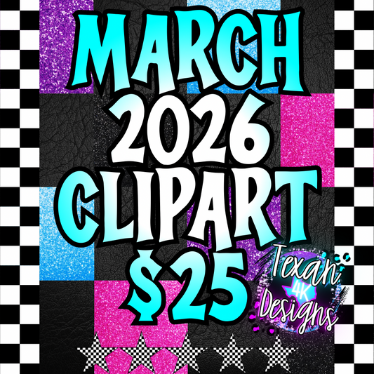 MARCH 2026 CLIPART DRIVE