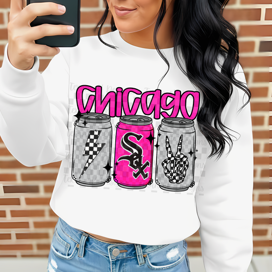 checkered cans white S - DIGITAL PNG