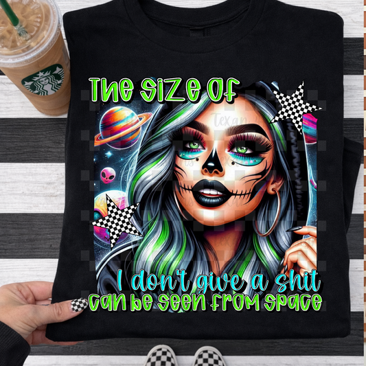 the size of i don't give a shit - DIGITAL PNG