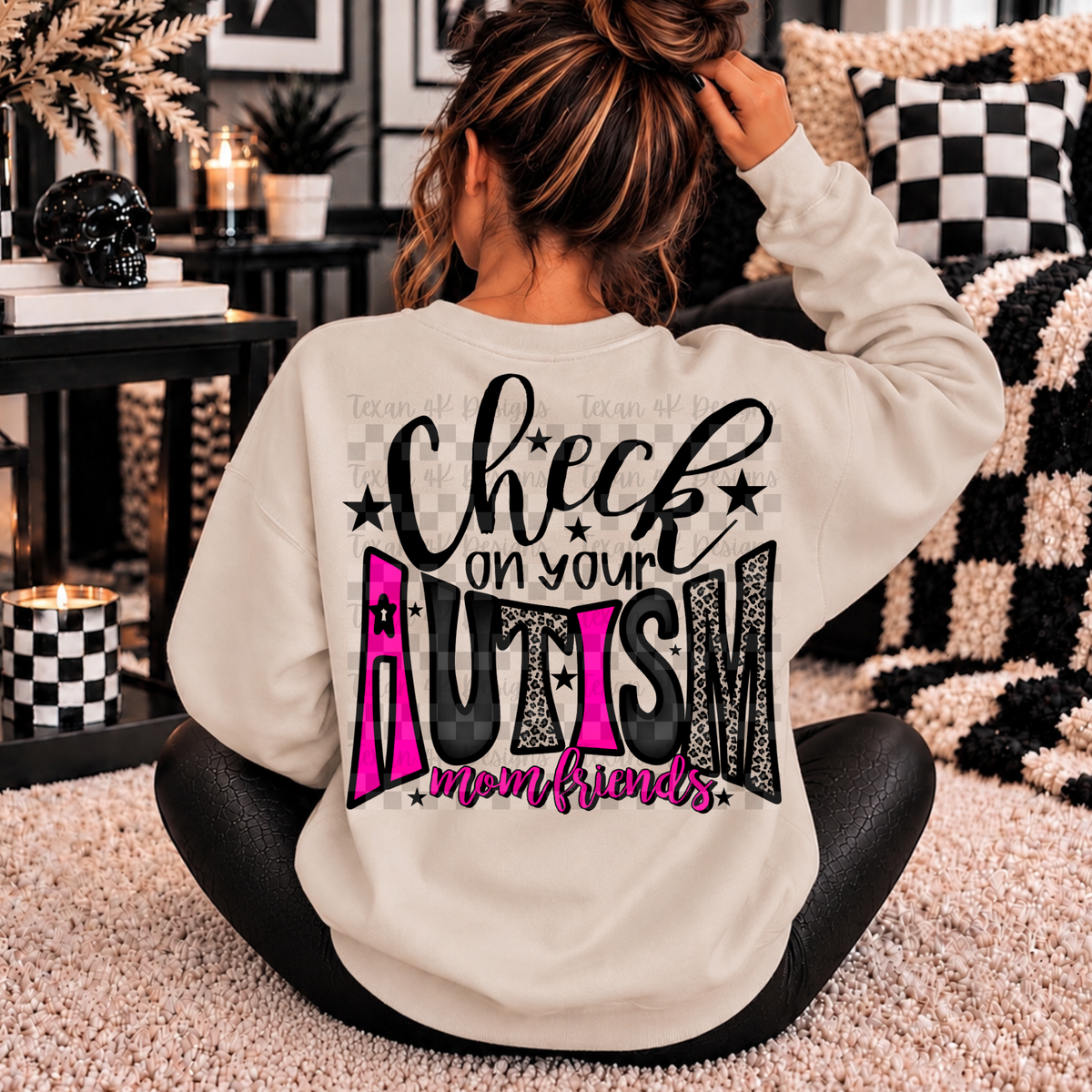 check on your autism mom friends - digital png