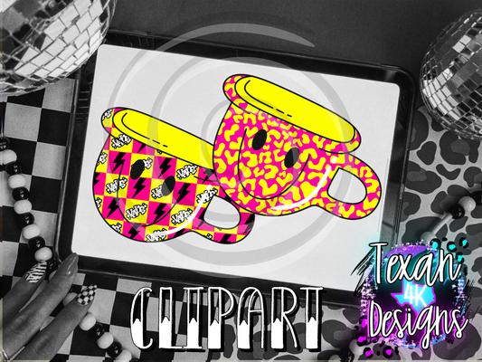 smiley mugs - 2 clipart